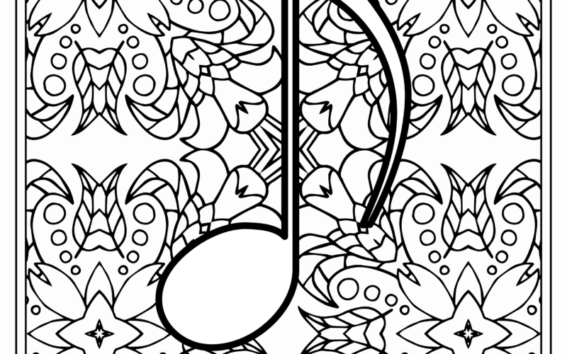 Music Coloring Pages Music Notes Symbols Coloring Sheets Made By Teachers