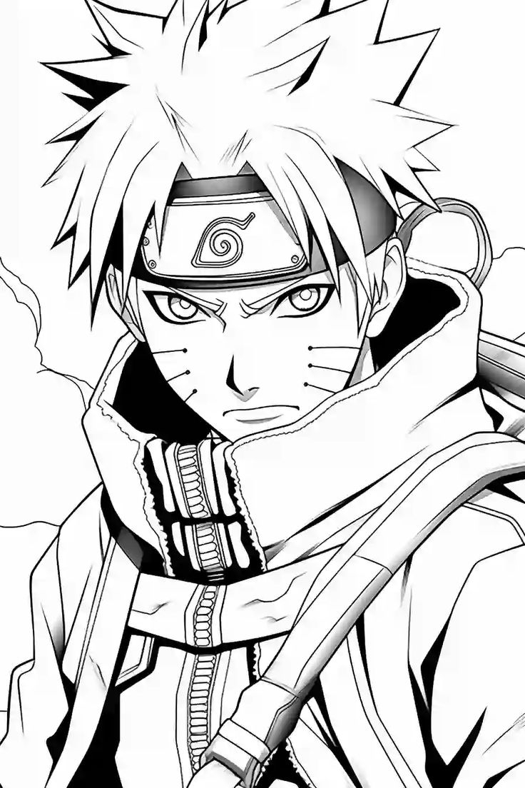 Naruto Coloring Pages For Kids Adults Storiespub