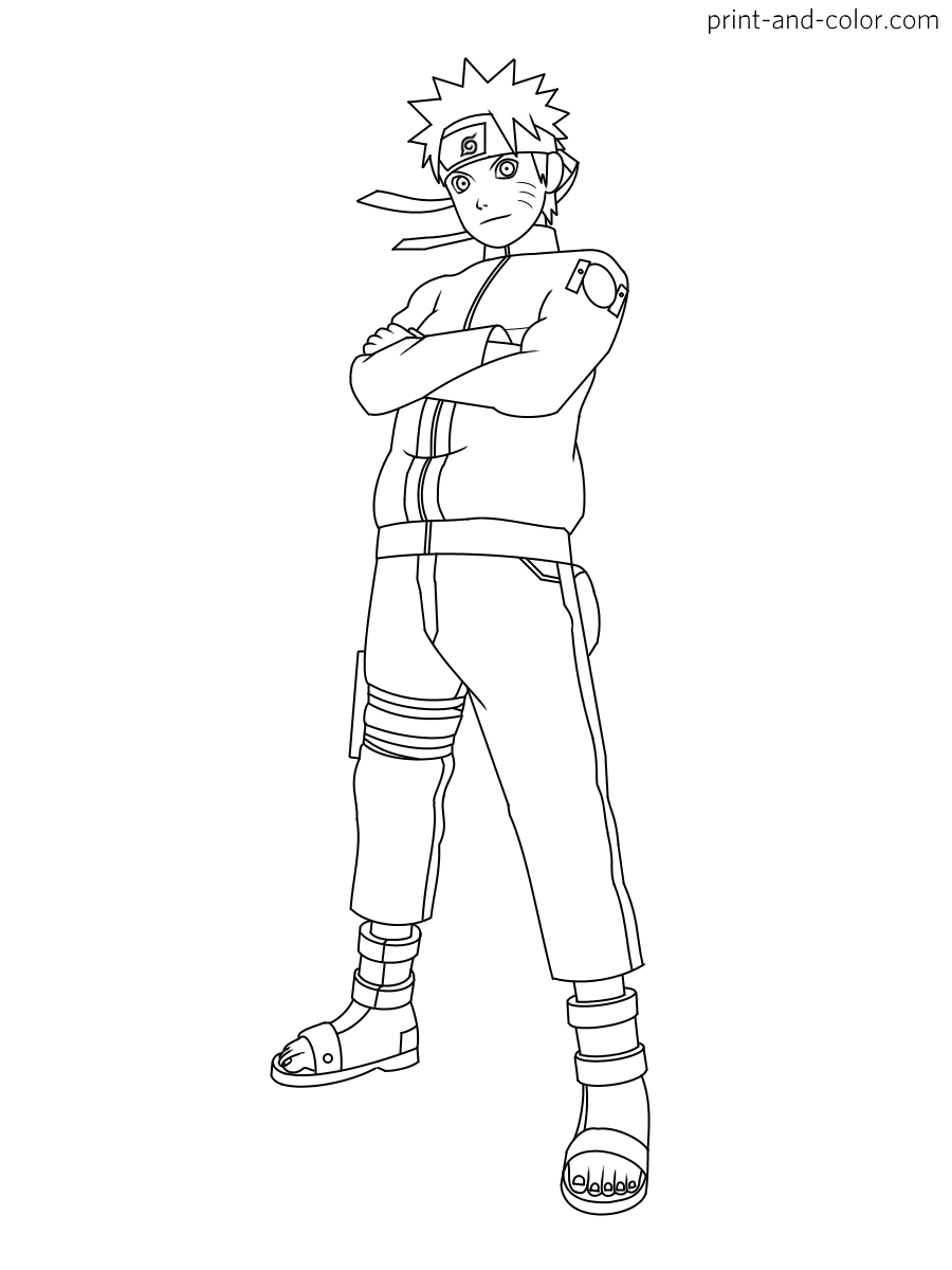 Naruto Coloring Pages Print And Color Naruto Coloring Pages Print And Color