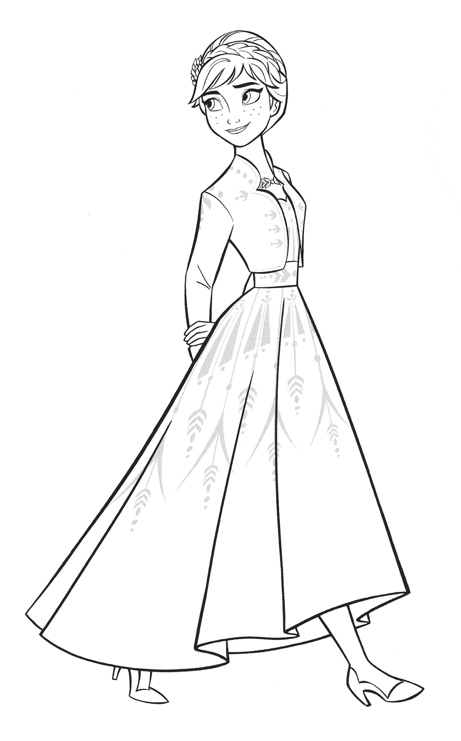 New Frozen 2 Coloring Pages With Anna YouLoveIt