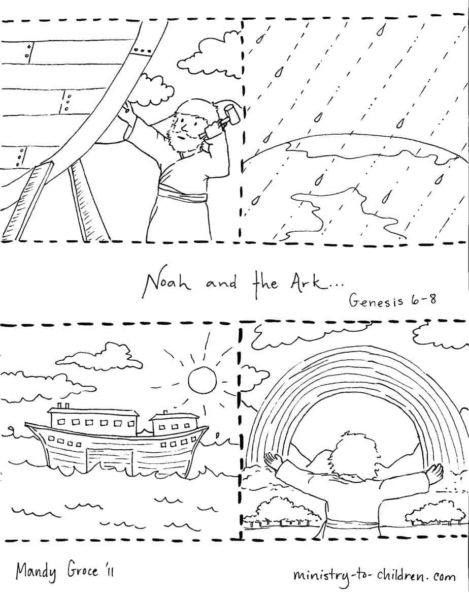 Noah And The Ark Coloring Pages Noah And The Ark Coloring Pages