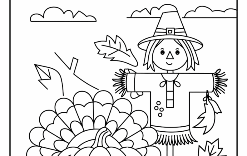 November Coloring Pages 6 Free Printable PDF Pages Easy Coloring Pages For Kids