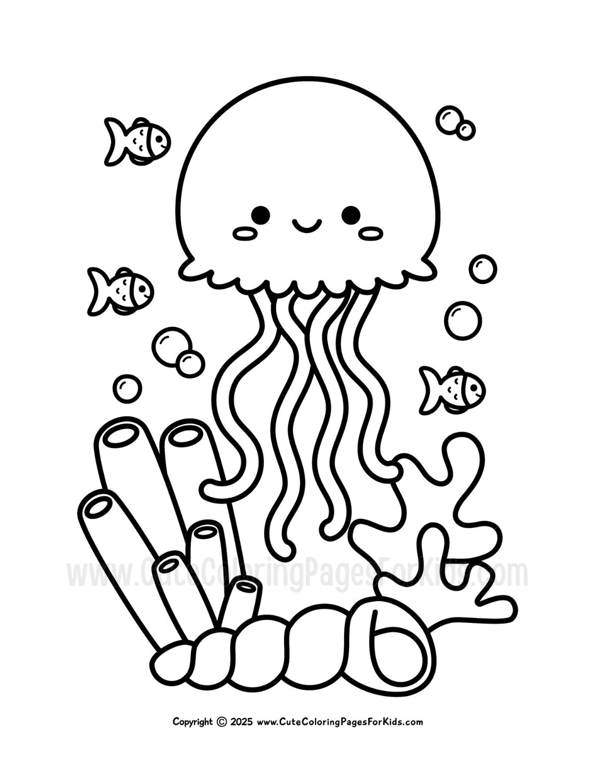 Ocean Coloring Pages Free PDF Printables Cute Coloring Pages For Kids