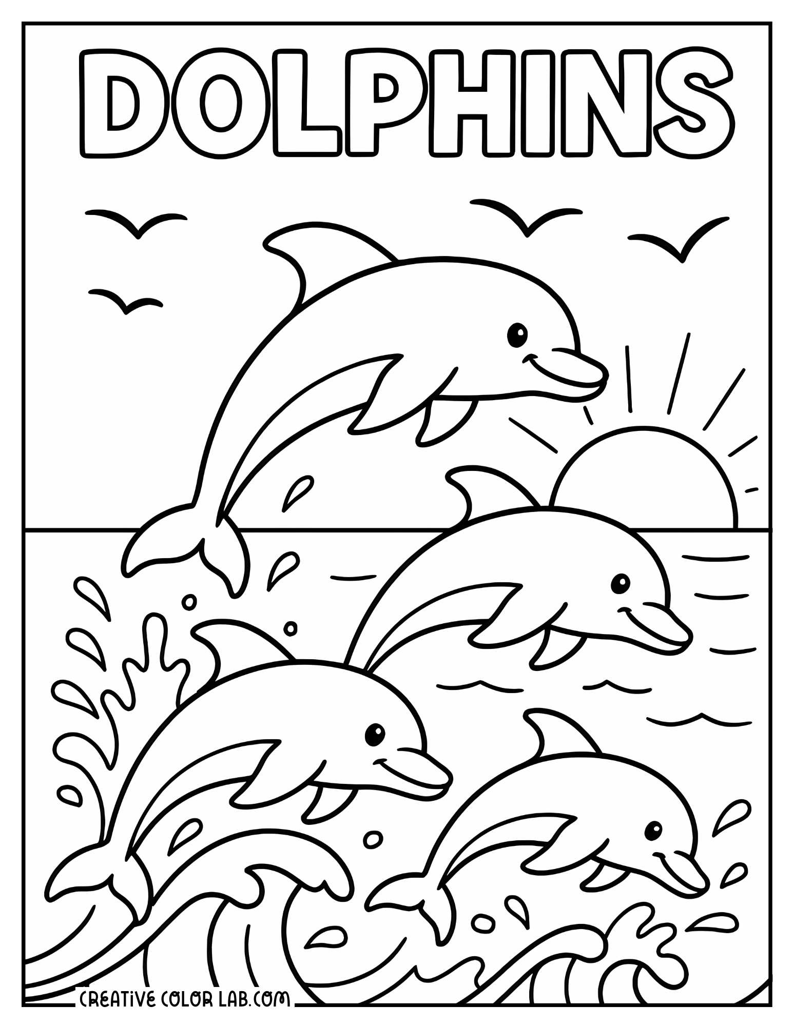 Ocean Coloring Pages Free PDF Printables To Download