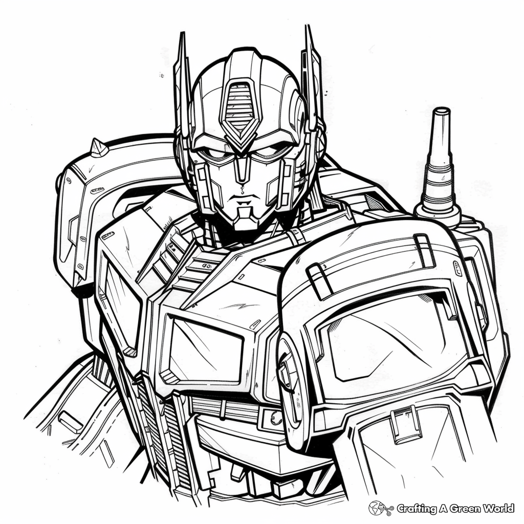 transformers coloring pages