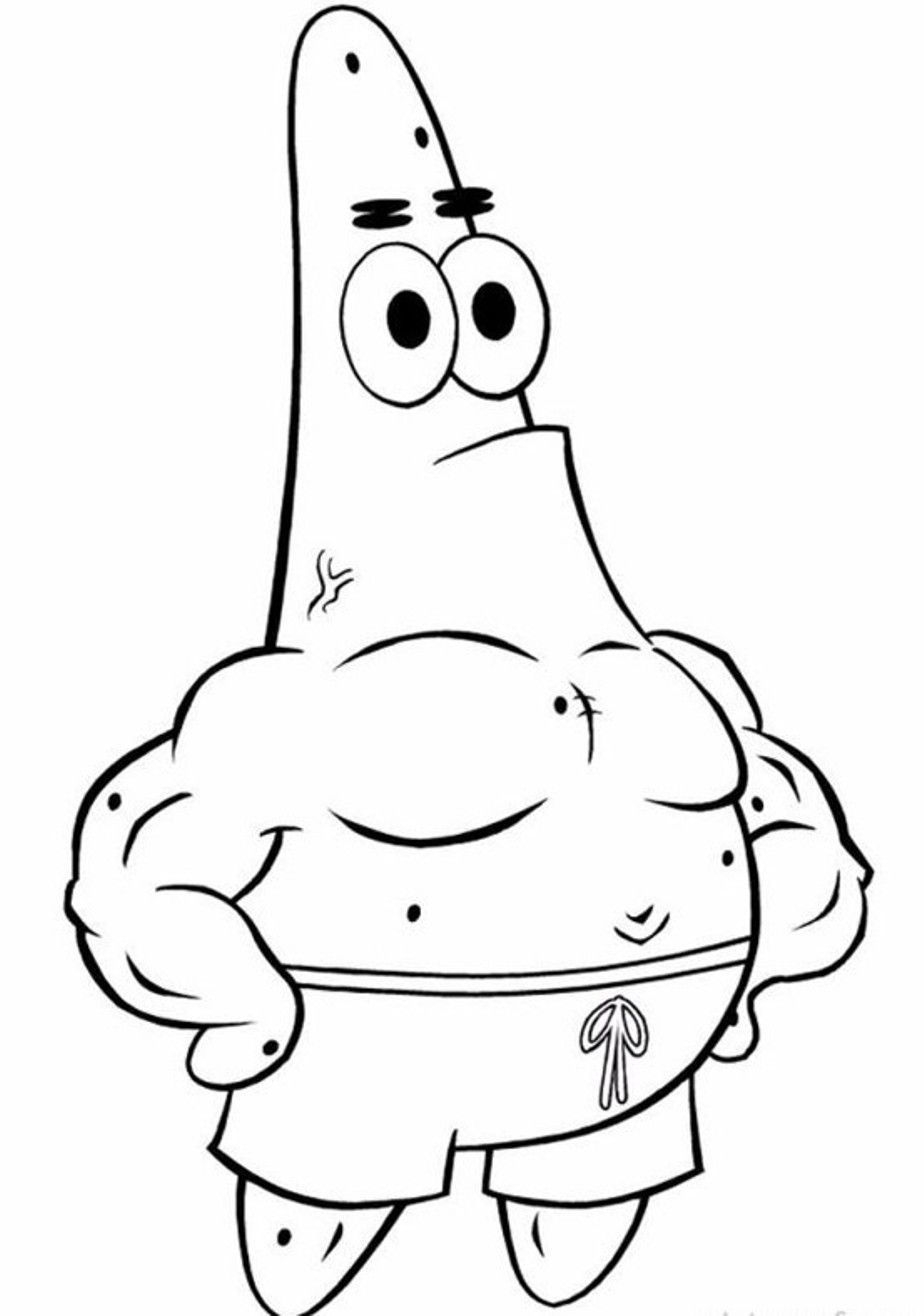 Patrick Star Coloring Pages Best Coloring Pages For Kids