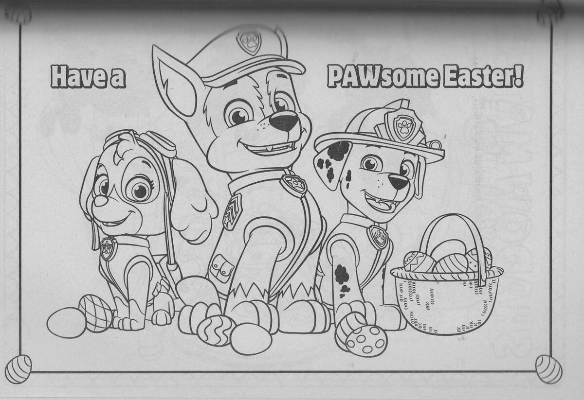 Paw Patrol Jumbo Coloring Activity Book NEW EBay