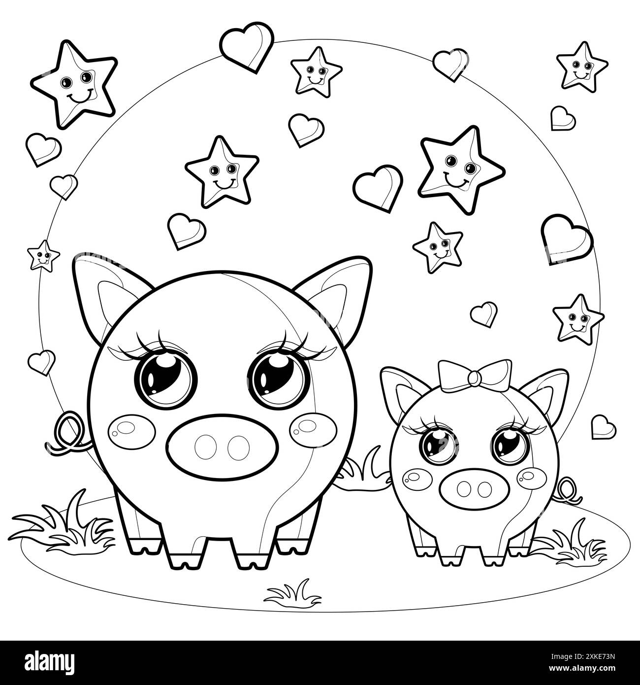 Pig Coloring Page Hi res Stock Photography And Images Alamy Pig Coloring Page Hi res Stock Photography And Images Alamy