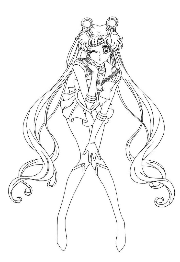 sailor moon coloring pages