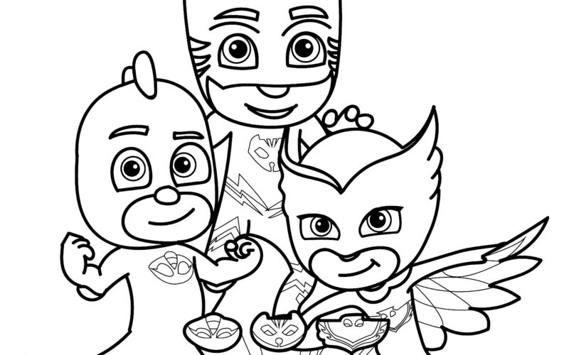 PJ Masks Proud And Strong PJ Masks Coloring Pages
