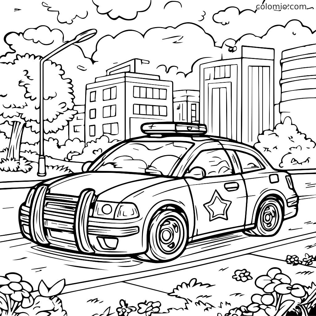 car coloring pages