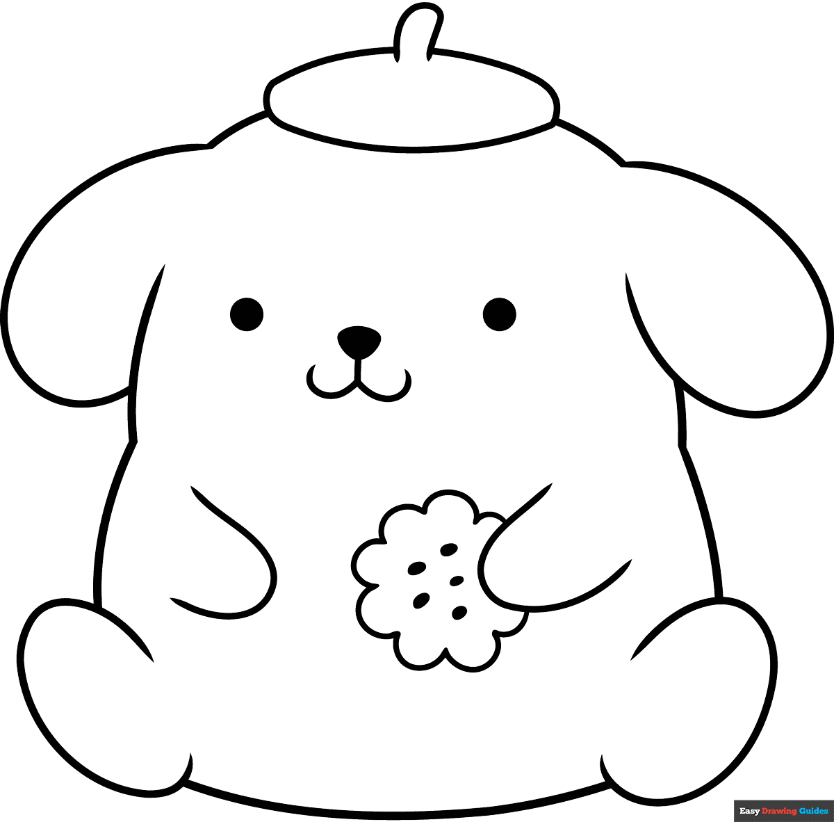 pompompurin coloring pages