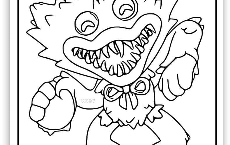 Poppy Playtime Coloring Pages Free PDF Printables Simply Love Coloring