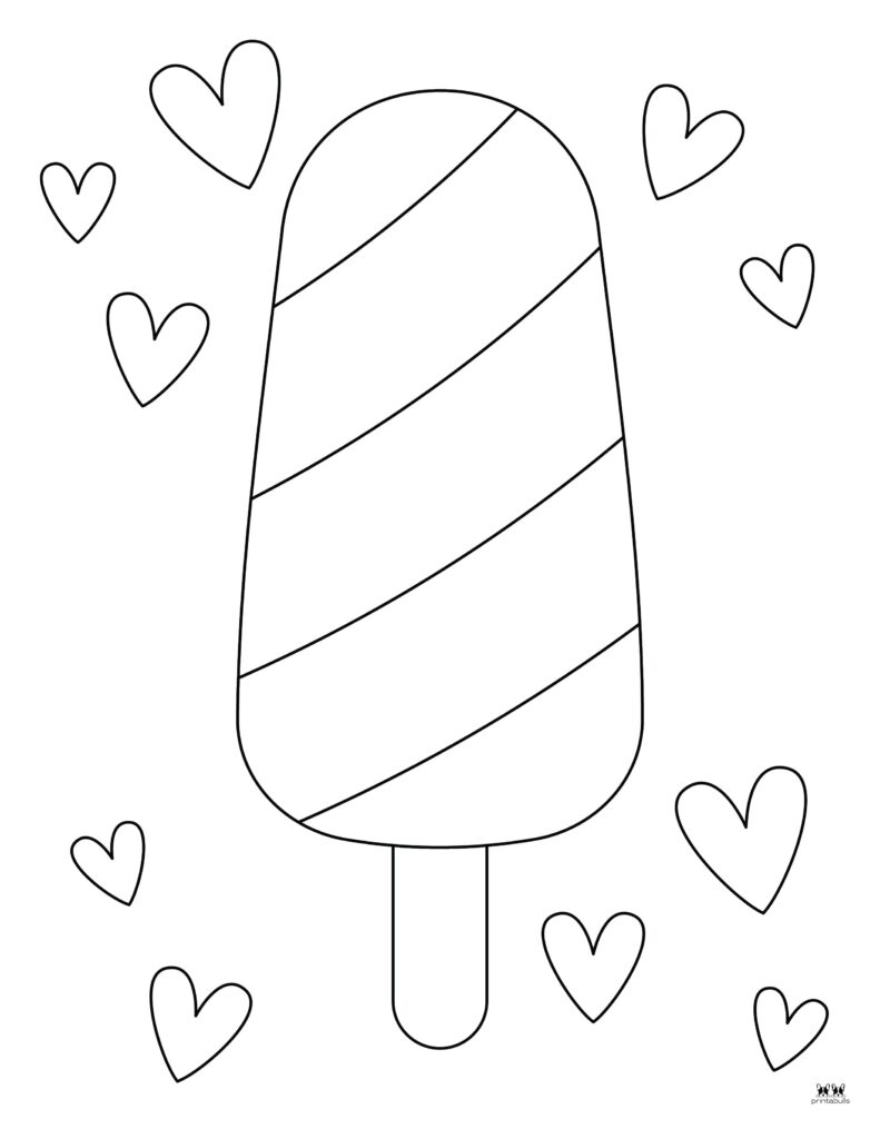 popsicle coloring pages