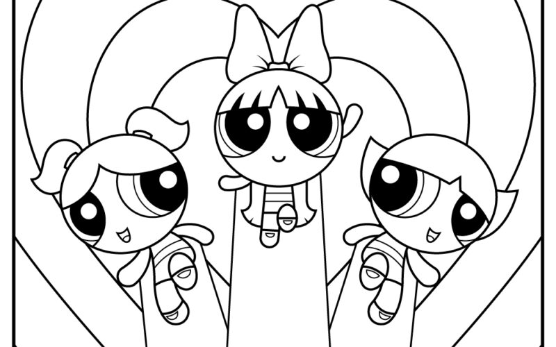 Powerpuff Girls Coloring Pages 25 Free Printable PDFs