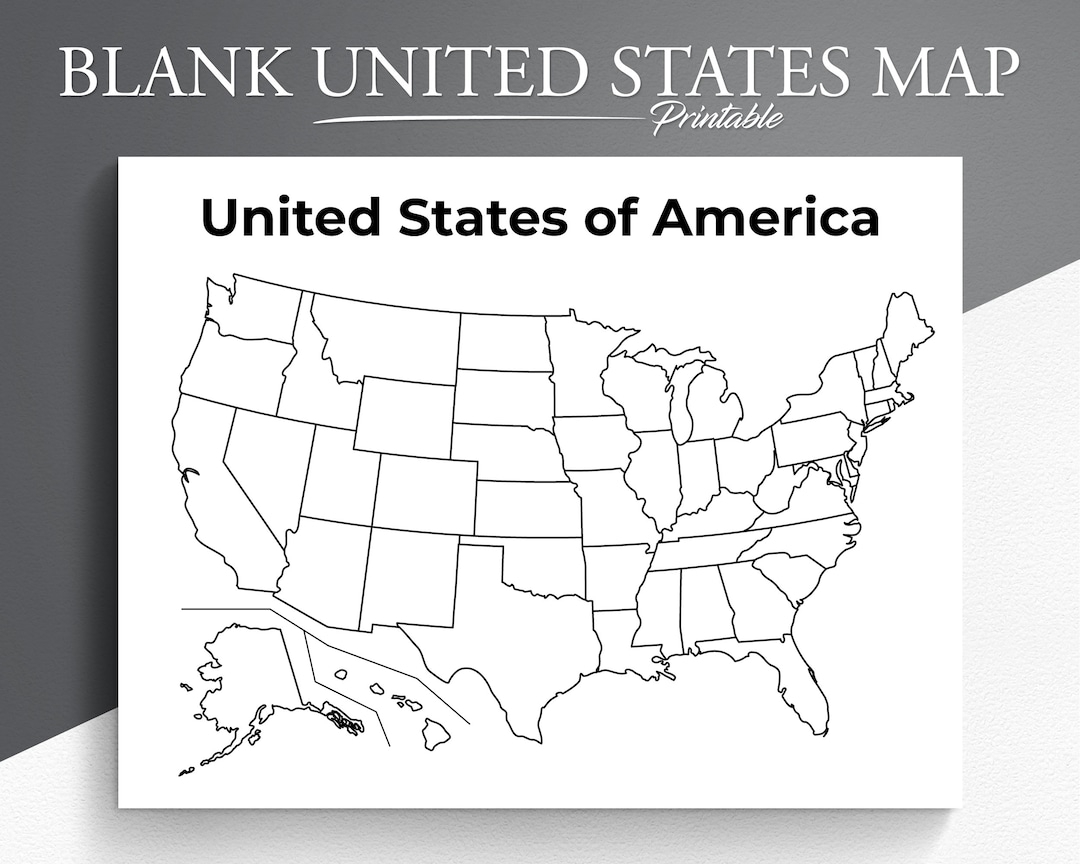 Printable Blank US Map Educational Map For Kids USA Coloring Page United States Map Coloring Etsy Norway Printable Blank US Map Educational Map For Kids USA Coloring Page United States Map Coloring Etsy Norway
