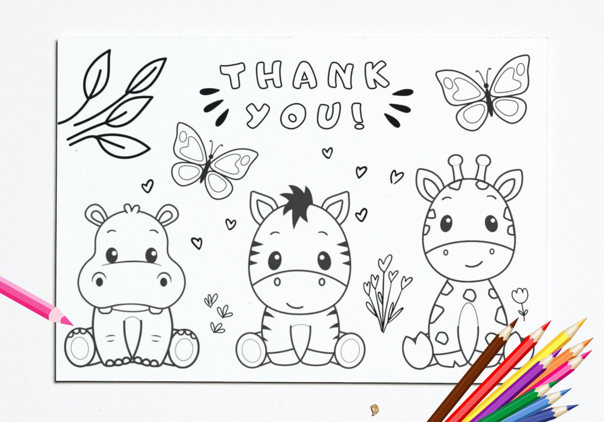PRINTABLE Thank You Coloring Card For Kids DIY Print And Color Homemade Thank You Coloring Card For Kids Classroom Greeting Card Cute Craft Etsy PRINTABLE Thank You Coloring Card For Kids DIY Print And Color Homemade Thank You Coloring Card For Kids Classroom Greeting Card Cute Craft Etsy