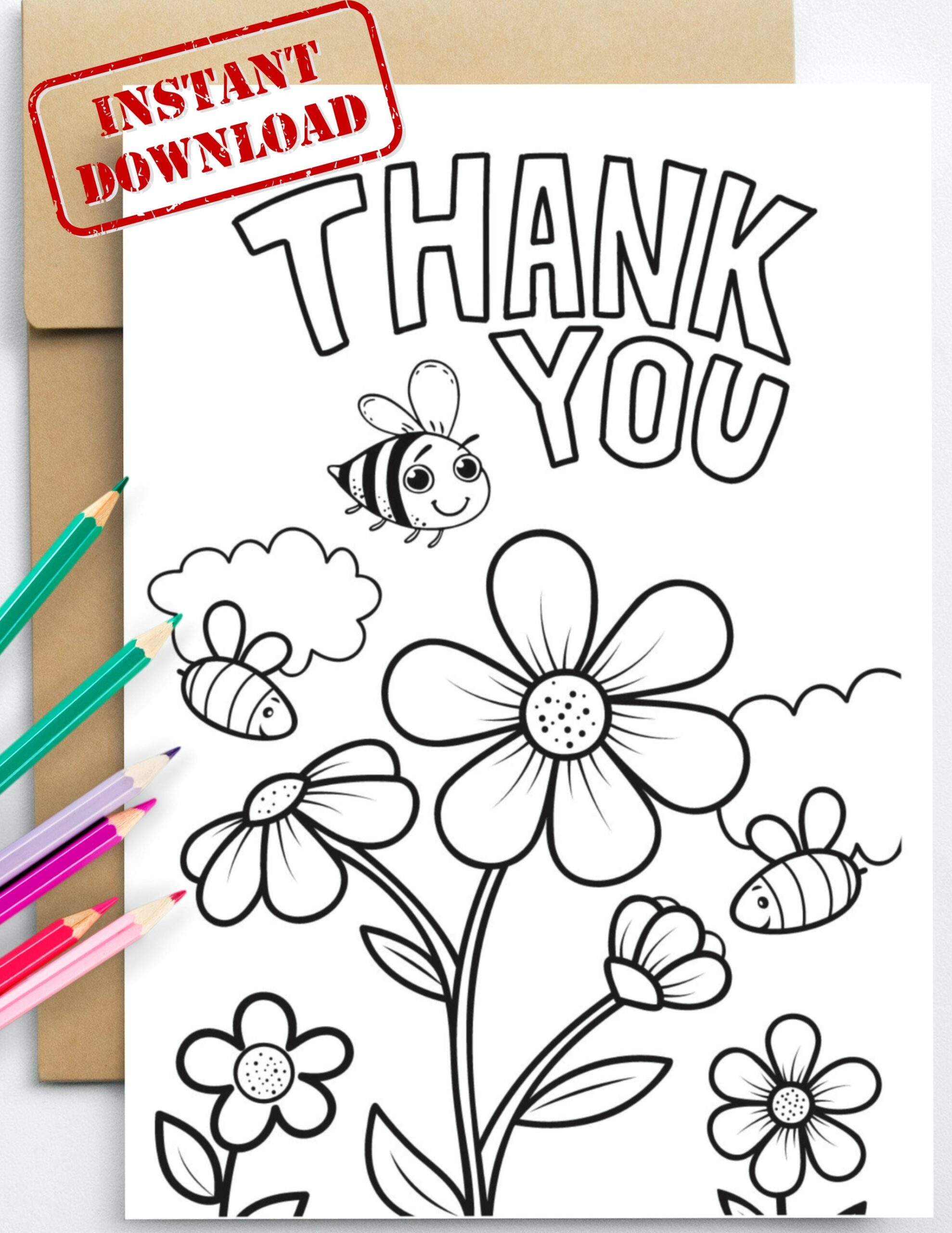 thank you coloring page thank you coloring page