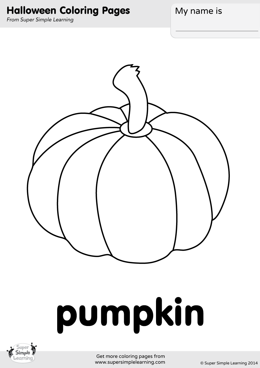 Pumpkin Coloring Page Super Simple Pumpkin Coloring Page Super Simple