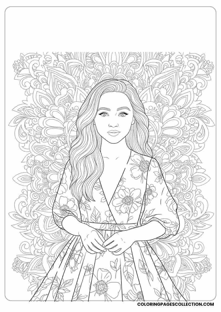 sabrina carpenter coloring pages