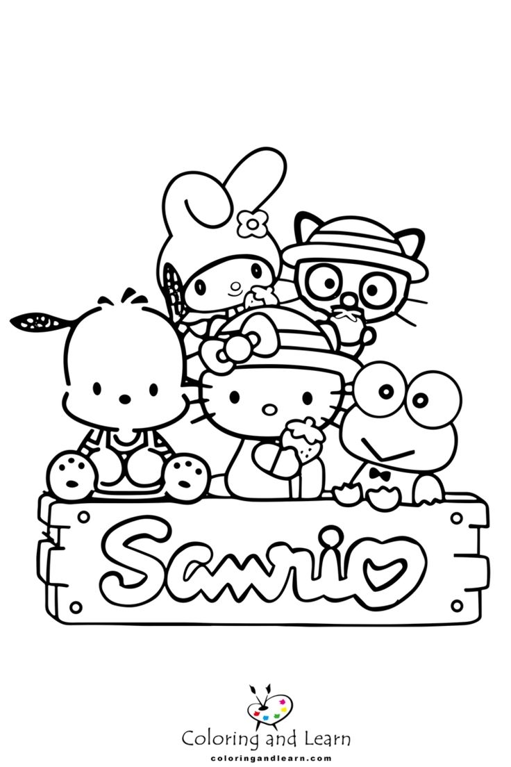 Sanrio Coloring Pages 50 Free Printables For Kids