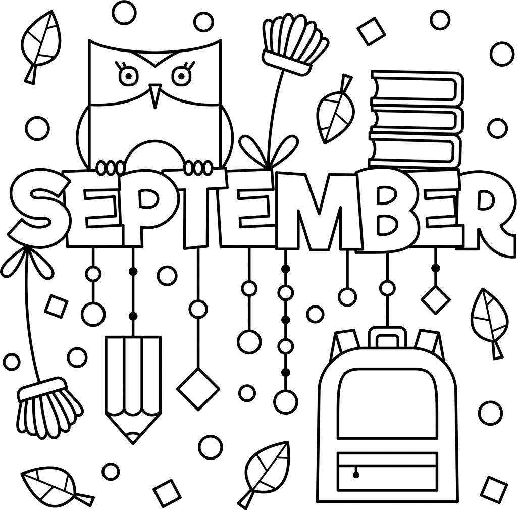 September Colouring Page Printable Thrifty Mommas Tips September Colouring Page Printable Thrifty Mommas Tips