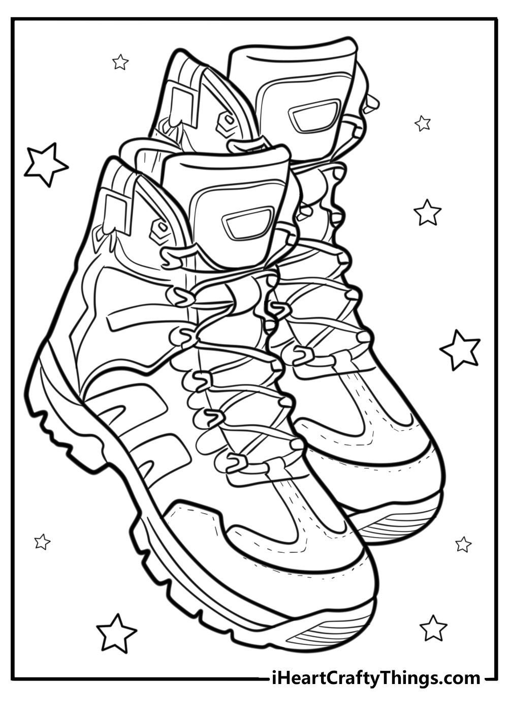 shoe coloring pages shoe coloring pages