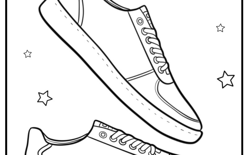 Shoes Coloring Pages 40 Free Printable Sheets For Kids