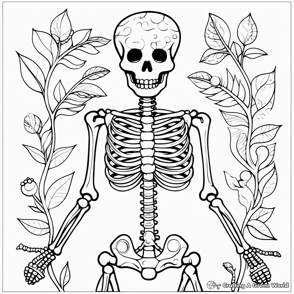 Skeleton Coloring Pages Free Printable Skeleton Coloring Pages Free Printable