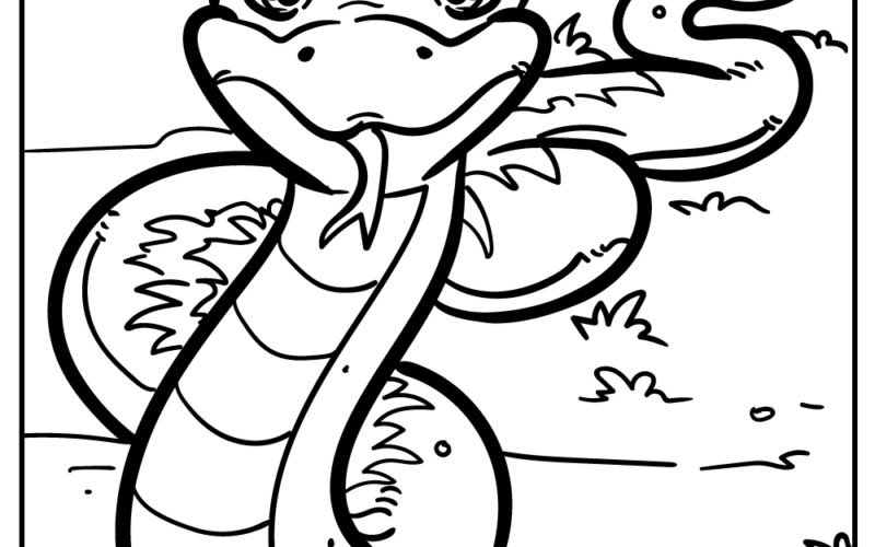 Snake Coloring Pages 35 Free Printable Sheets For Kids