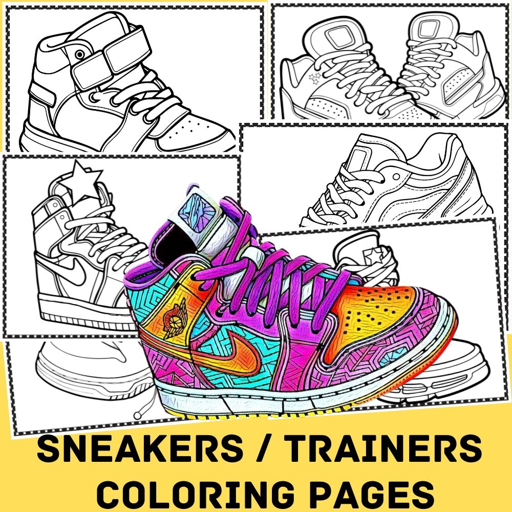 Sneaker Coloring Sheets Relaxing Coloring Activity Relaxing Stress Made By Teachers Sneaker Coloring Sheets Relaxing Coloring Activity Relaxing Stress Made By Teachers