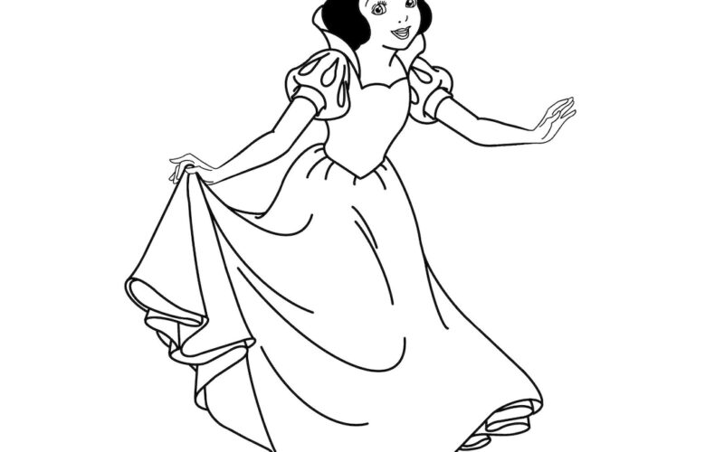 Snow White snow White And The Seven Dwarfs Digital Files Svg pdf png jpeg Princess Coloring Pages Etsy Israel