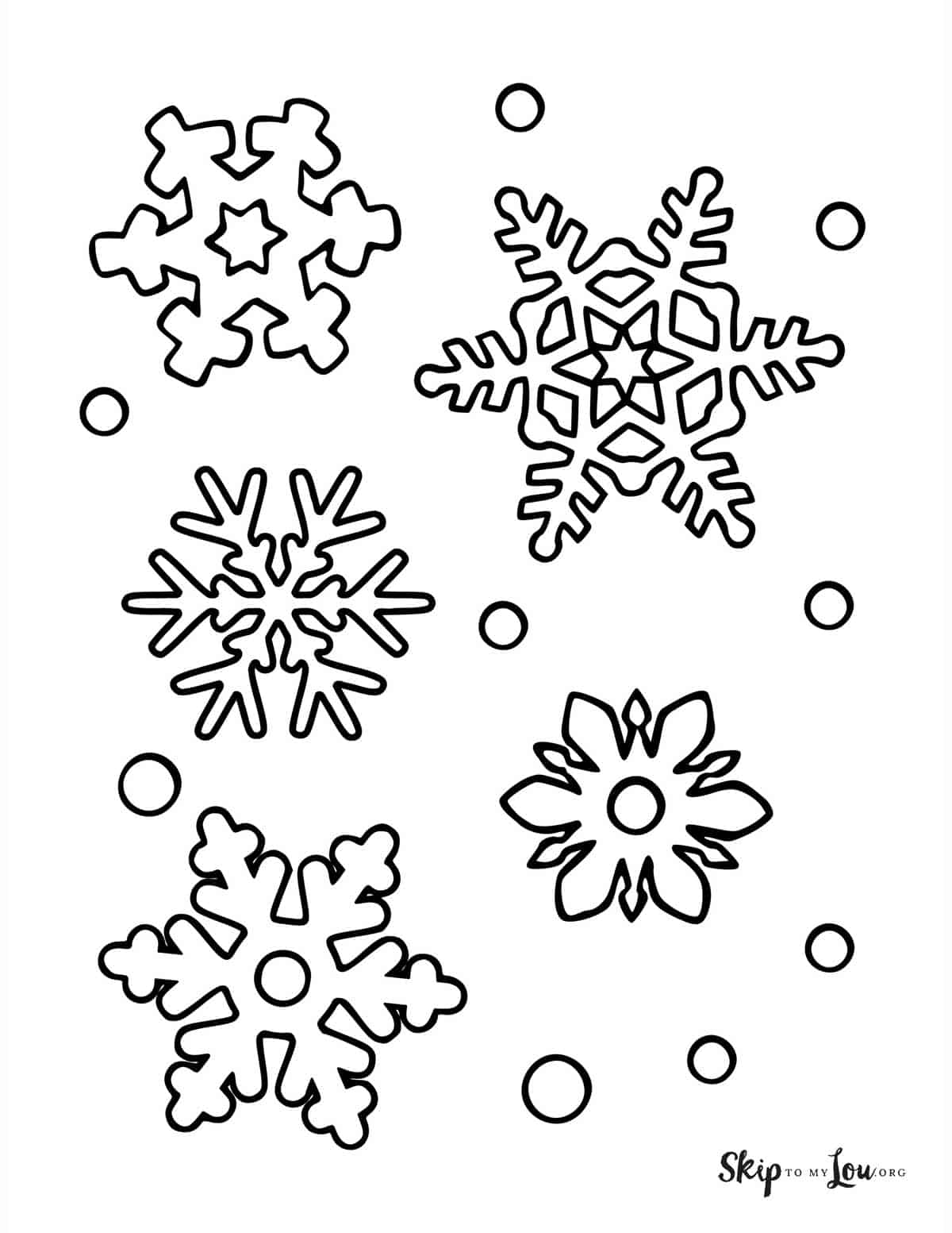 Snowflake Coloring Pages Skip To My Lou Snowflake Coloring Pages Skip To My Lou