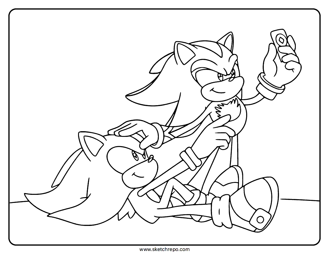 shadow coloring pages