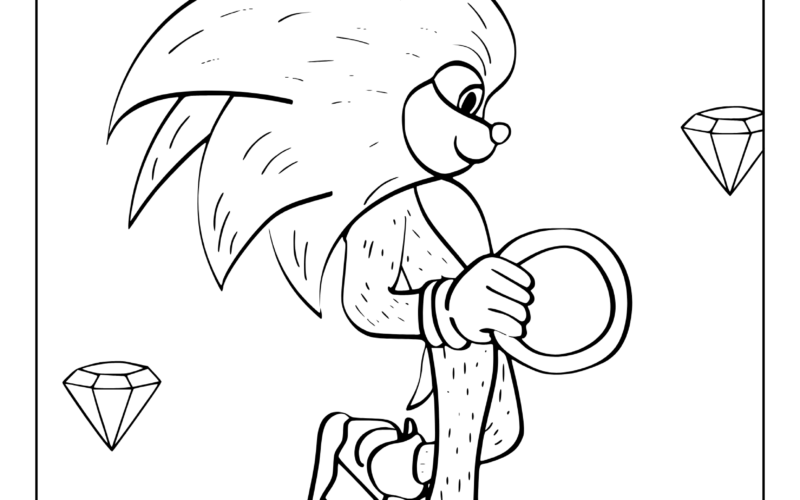 Sonic Coloring Pages 40 Free Printable PDF