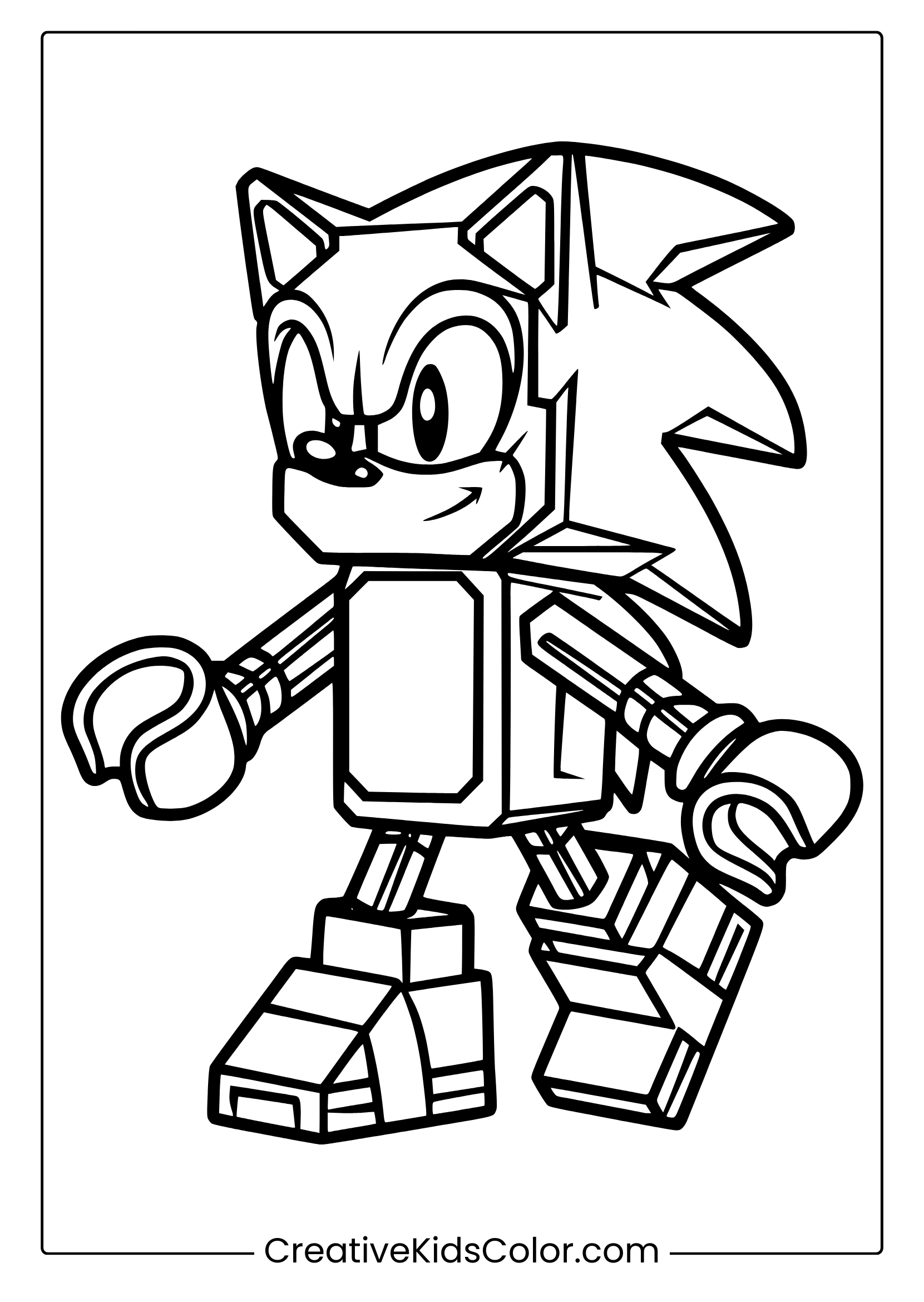 sonic the hedgehog coloring page sonic the hedgehog coloring page
