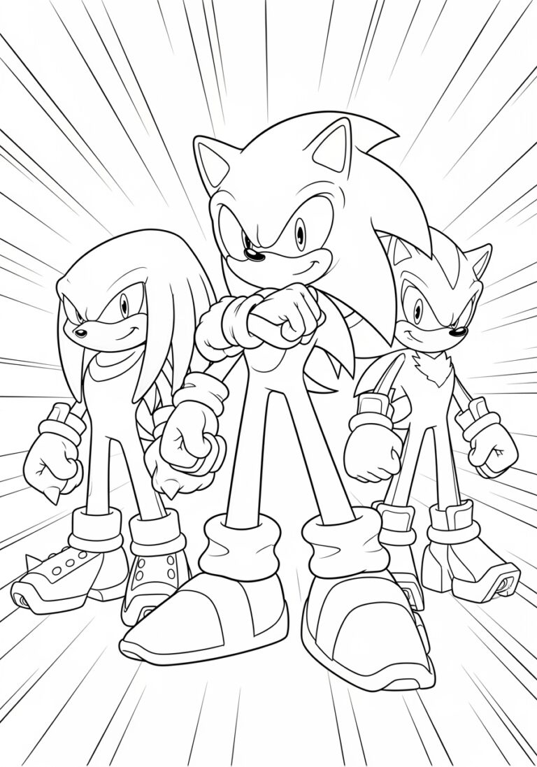 Sonic The Hedgehog Images To Color Fun Free Coloring Pages Diy magazine