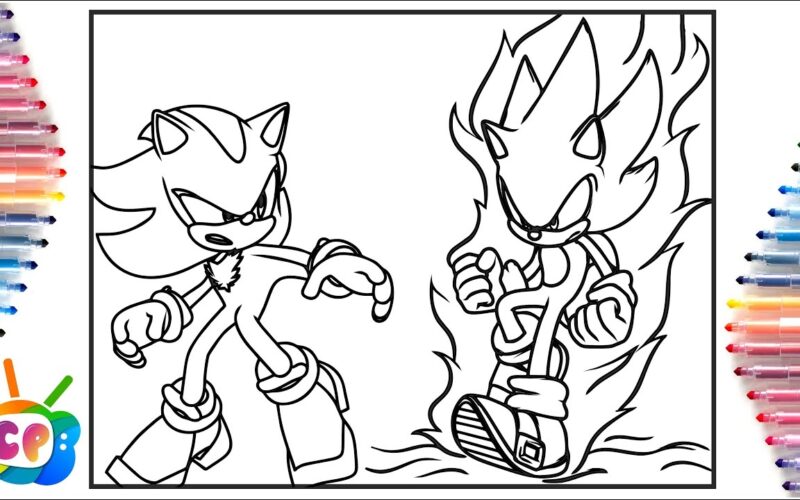 Sonic Vs Shadow Coloring Pages Sonic 3 Predictions Cartoon On On feat Daniel Levi NCS Release YouTube