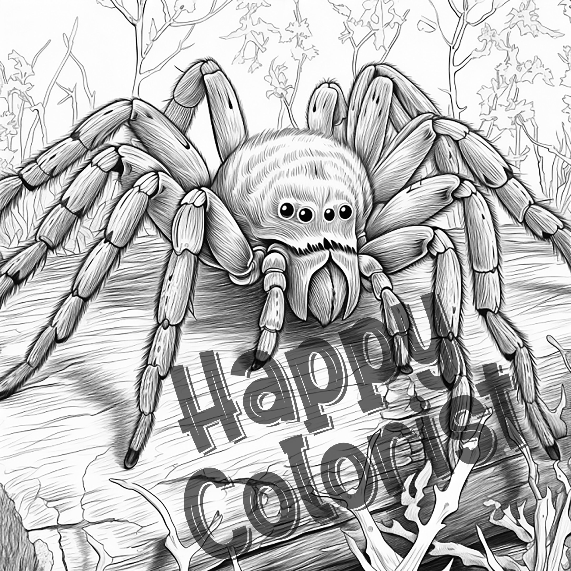 spider coloring pages spider coloring pages