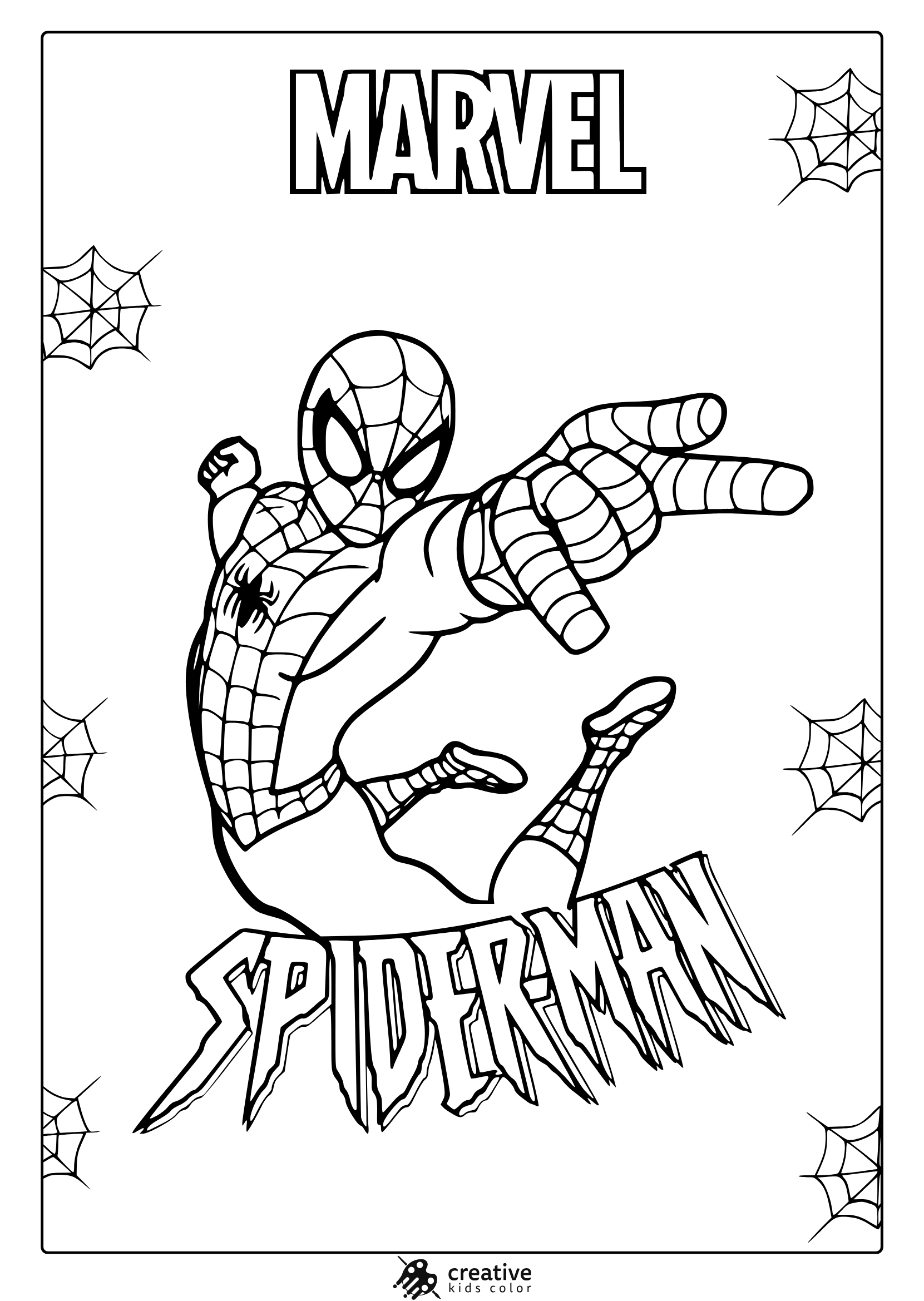Spider Man Coloring Pages 30 Free Printable PDF 