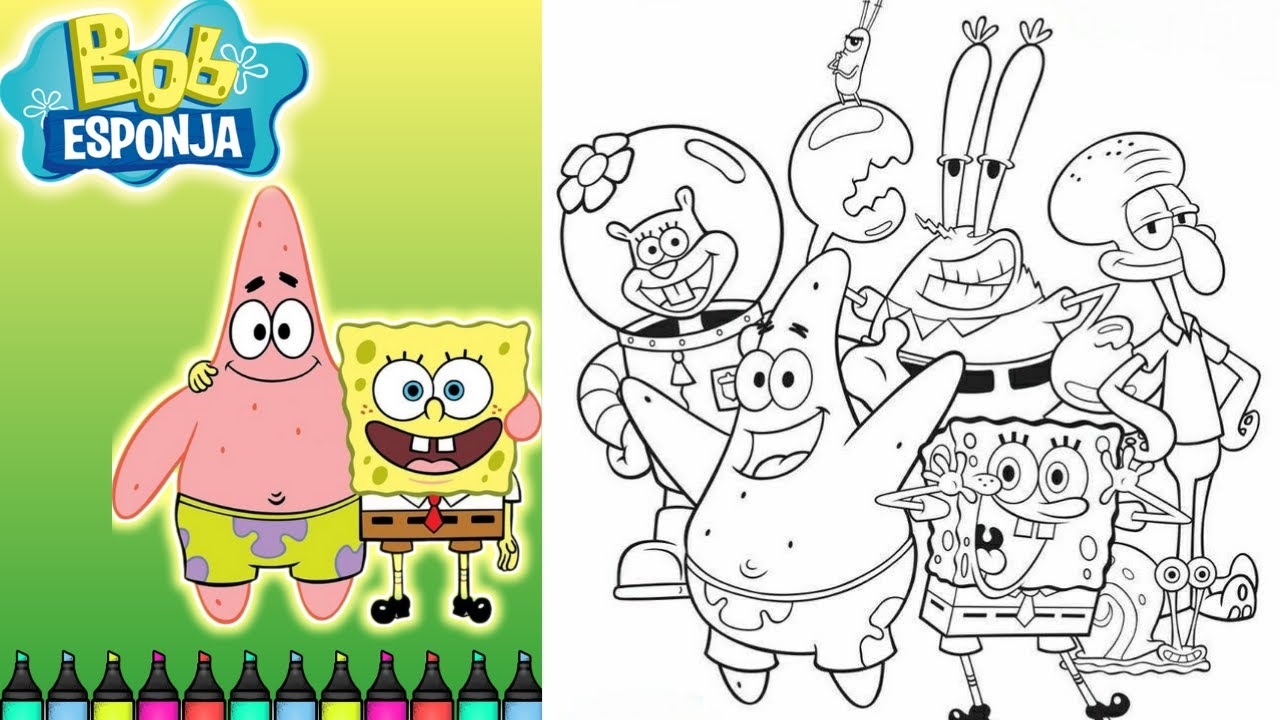 Spongebob Coloring Page Spongebob And Friends Coloring Easy Coloring Book Fast Coloring Marker YouTube Spongebob Coloring Page Spongebob And Friends Coloring Easy Coloring Book Fast Coloring Marker YouTube