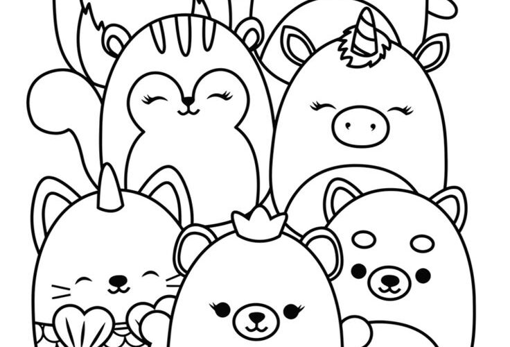 Squishmallows Coloring Pages 2023 Coloring And Learn F2