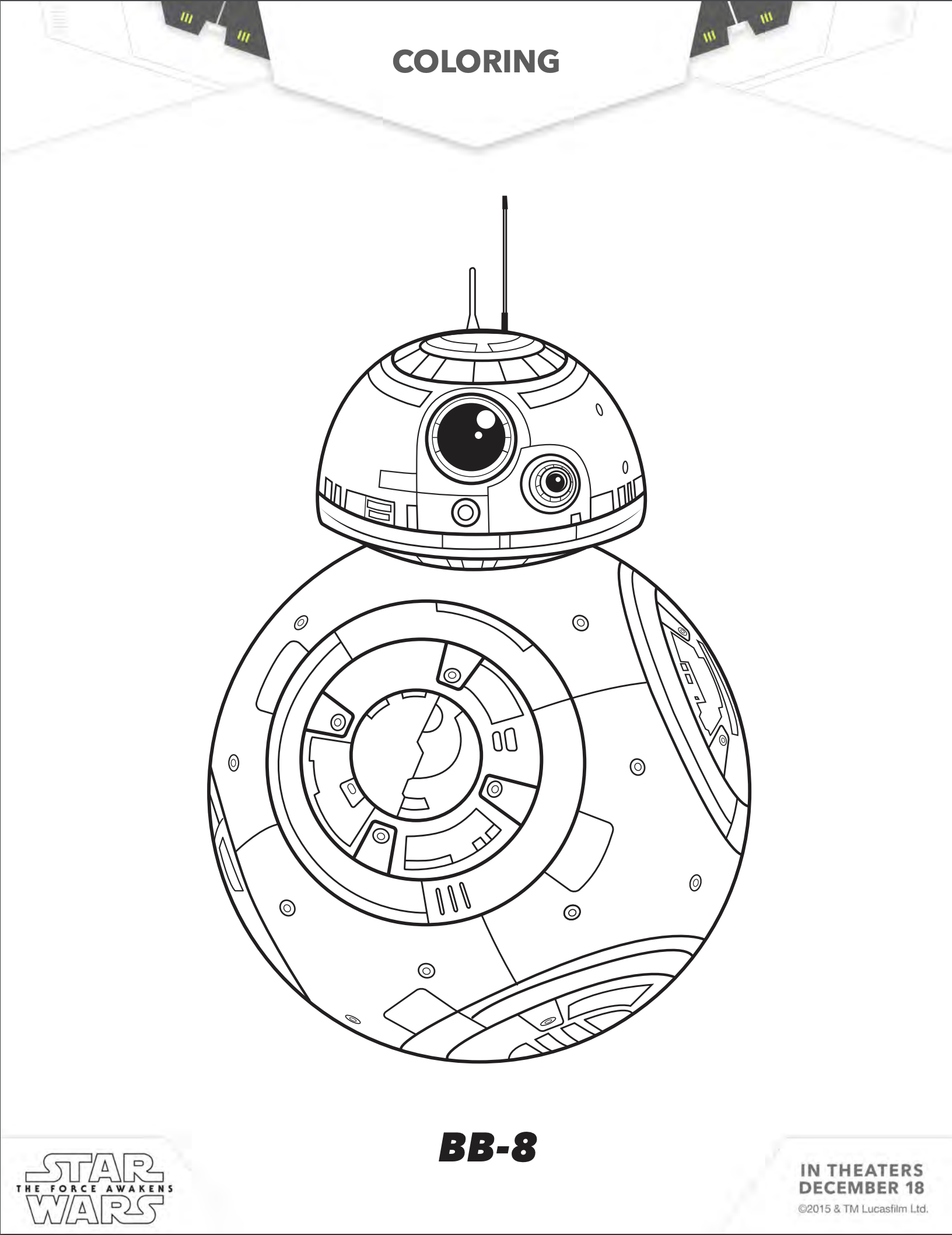 millennium falcon coloring page easy