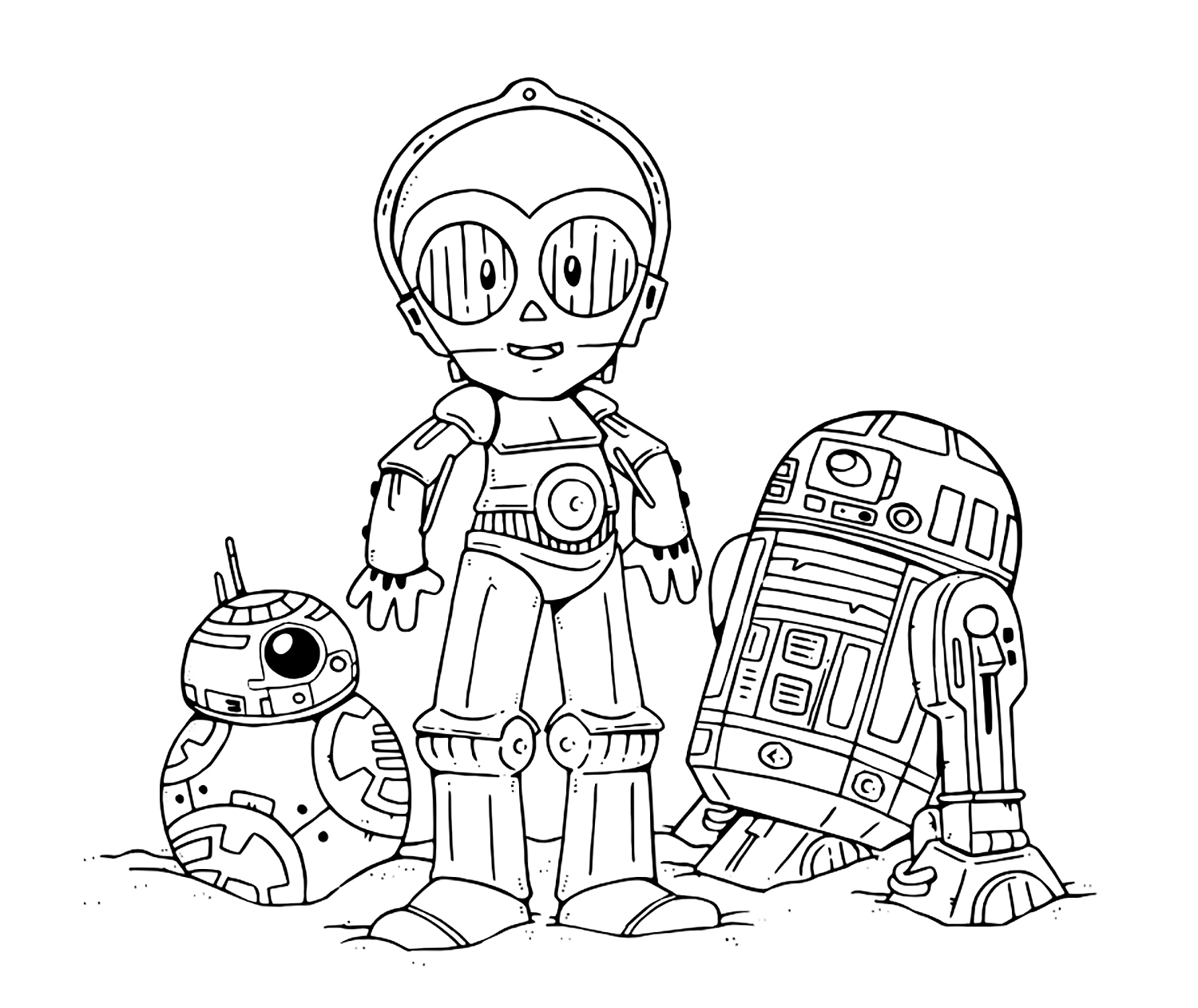 Star Wars The Last Jedi Cute Coloring Pages YouLoveIt