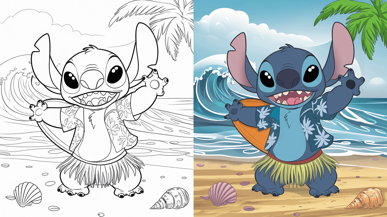 Stitch Coloring Pages 35 Free Printable PDF 