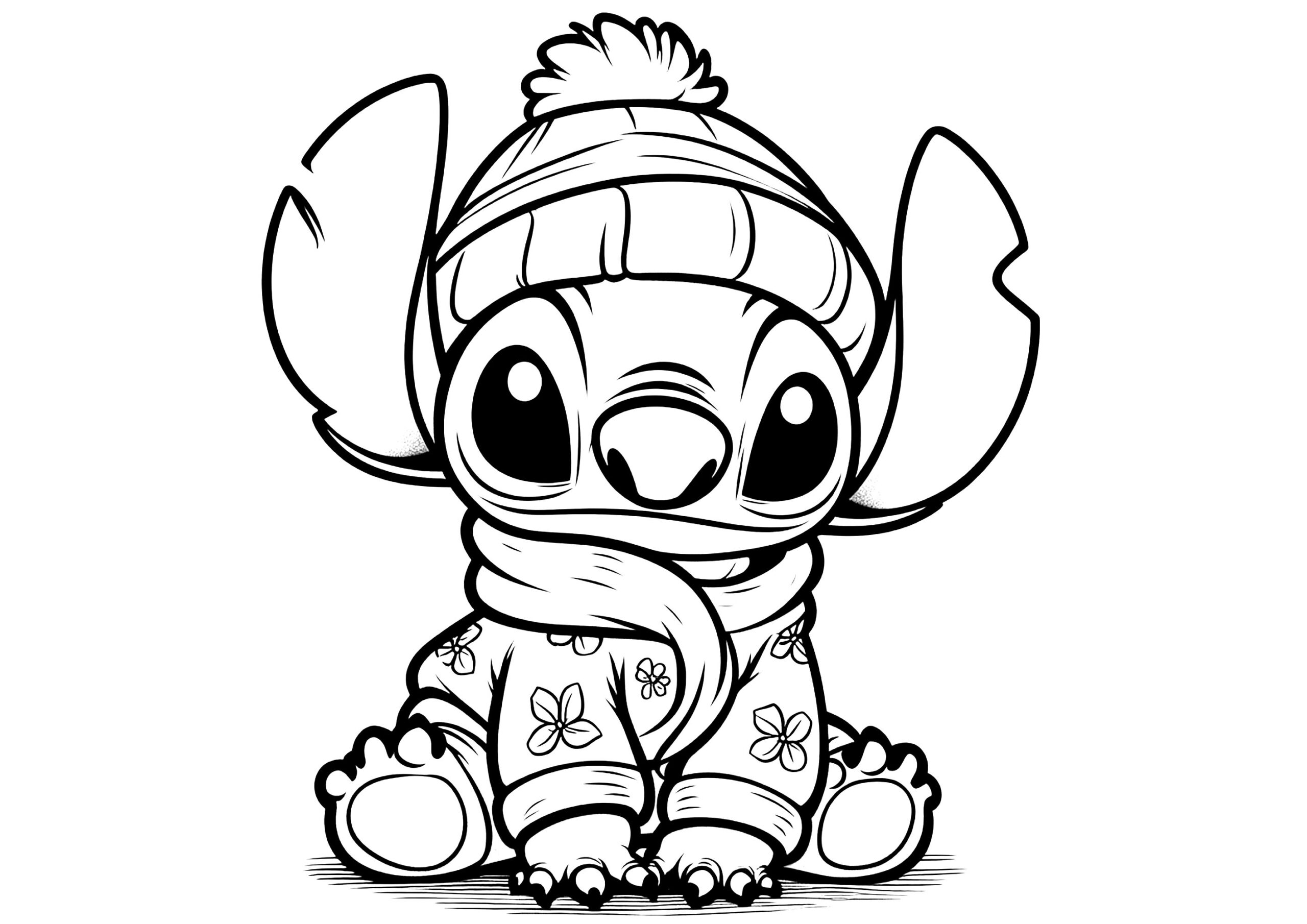 stitch coloring pages printable