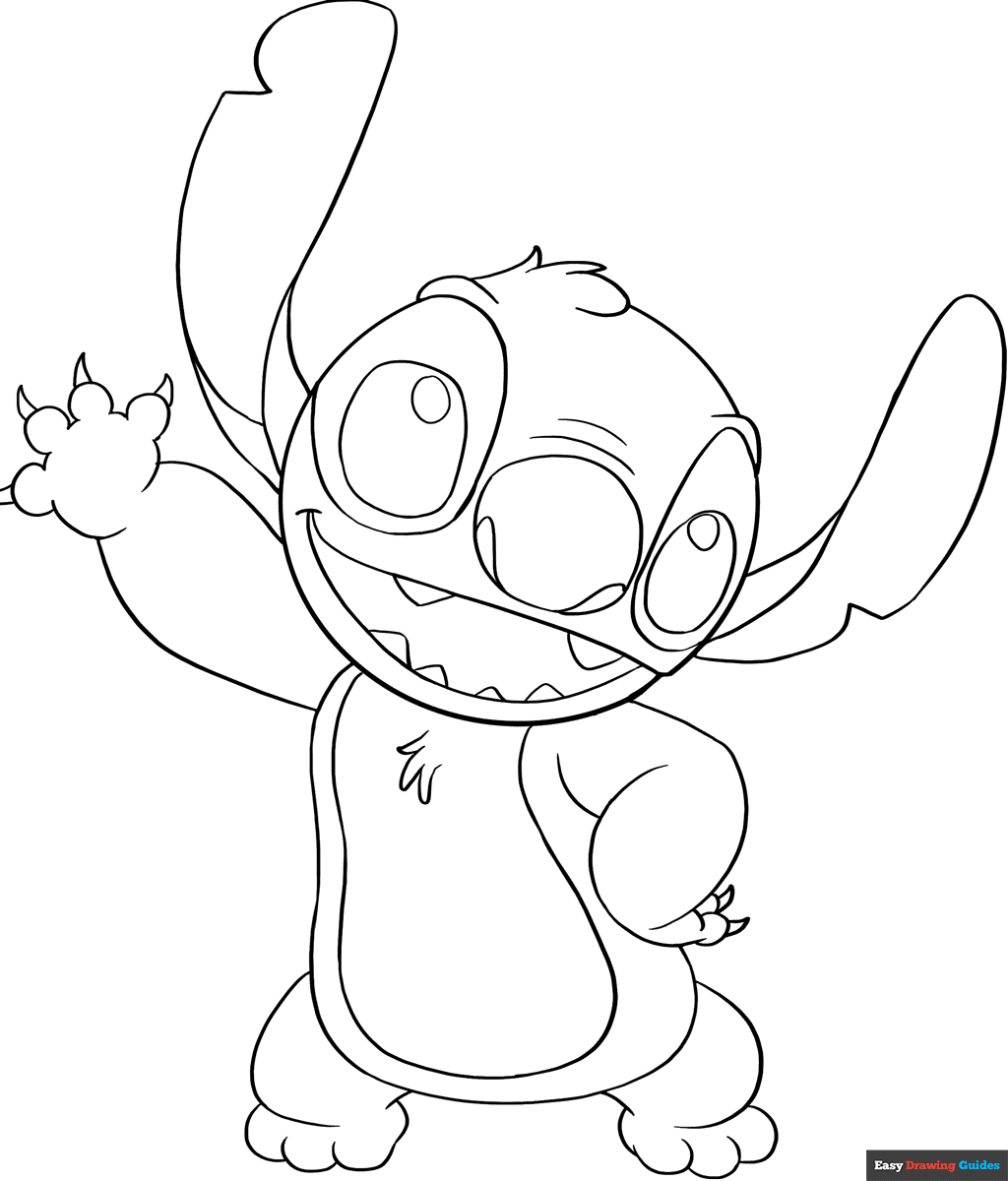 stitch coloring pages