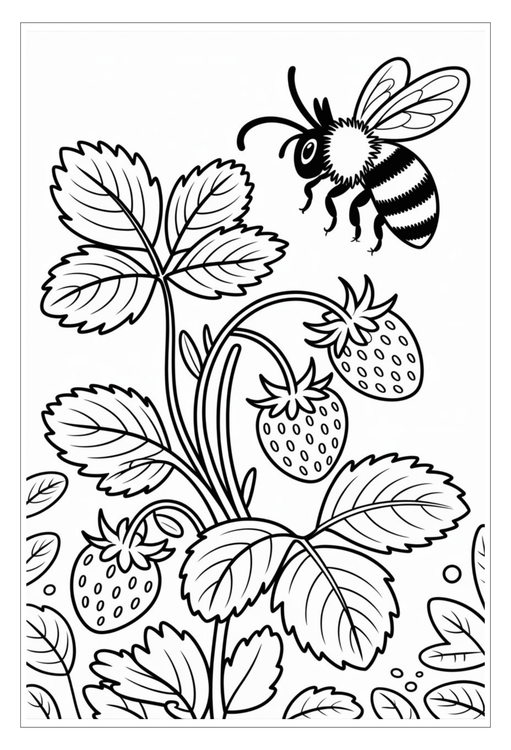 Strawberry Coloring Pages Fun And Educational
