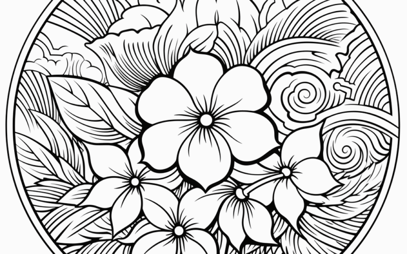 Summer Mandala Coloring Pages Free Printable