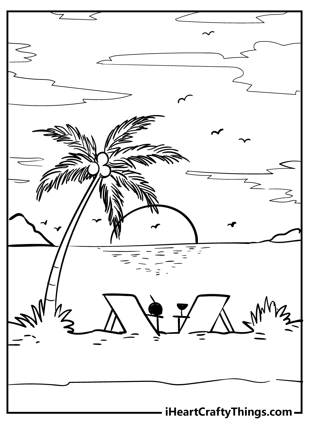 Sunset Coloring Pages 25 Free Printables 
